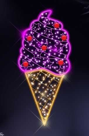 Blachere - CORNET GLACE scenette 2D posee