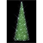 Blachere - Décor SAPIN CONIQUE VERT- H:14.36m - W+F Pré illuminé led blanc pur et flash