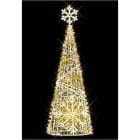 Blachere - Décor PETIT CELESTE SAPIN FLOCON BLANC CHAUD RECYPRINT LED