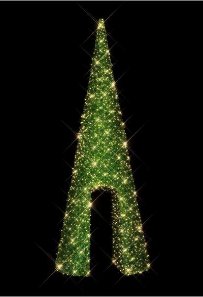 Blachere - SAPIN CONIQUE PASSANT H8m WW+F