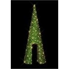 Blachere - Décor SAPIN CONIQUE PASSANT- H: 8m -WW+F Pré illuminé led blanc chaud et flash