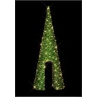 Blachere - Décor SAPIN CONIQUE PASSANT- H: 8m -WW+F Pré illuminé led blanc chaud et flash