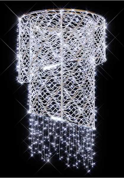 Blachere - Décor VERITY LUSTRE 3D BLANC PUR RECYPRINT LED