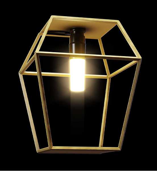 Blachere - Décor LUZ SUSPENSION 3D LANTERNE BLANC CHAUD LED