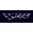 Blachere - Décor ZAIHA TRAVERSEE EN STALACTITE BLANC PUR FLASH ET TRESSE LED BLANC CHAUD