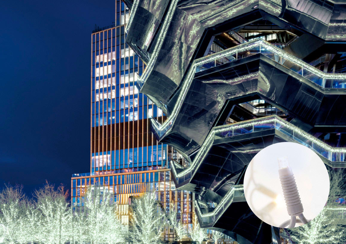 Blachere - Tresses de lumière LED+ 60m-230V 648 led blanc pur + 312 flash led blanc