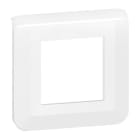 Legrand - Plaque de finition Mosaic pour 2 modules blanc