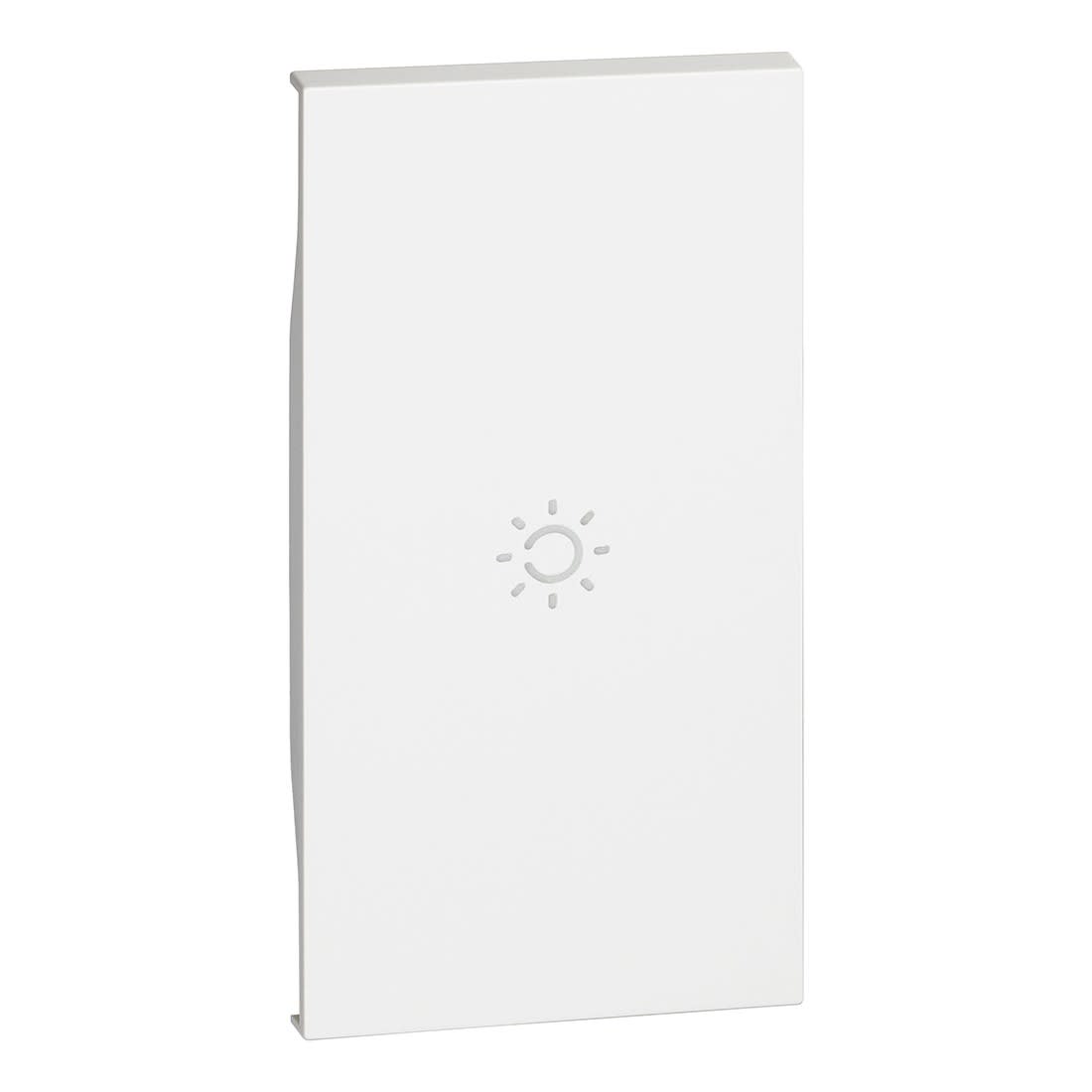 Bticino Cofrel - Enjoliveur Living Now avec marquage lumiere 2 modules - blanc