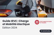 Borne de recharge de véhicules électriques devant la nature