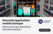 Scan du code barre d'un produit à l'aide d'un téléphone disposant de l'application Sonepar.fr