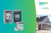 Présentation du kit Prêt-à-poser coffret équipé et pré-câblé avec mesure Green'up Access pour recharge de véhicule