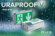Produit de la gamme UraProof V présenté devant un fond effet gouttes d'eau