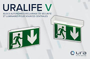 Produit de la gamme Uralife V présenté devant un fond texturé blanc