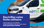 électrification véhicule utilitaire Watea