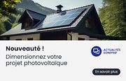 Panneau photovoltaïque sur un toit