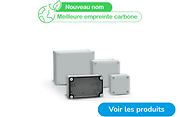 Produits Schneider PanelSeT TBS sur fond blanc