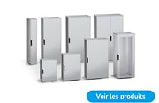 Produits Schneider PanelSeT SFN sur fond blanc
