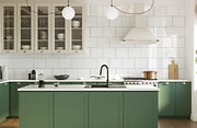 cuisine ouverte verte | Sonepar