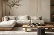 Séjour avec canapé et table basse design | Sonepar