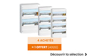 4 achetés = 1 offert tableaux électriques 13 modules