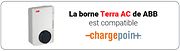 La borne Terra AC de ABB est compatible chargepoint