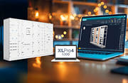 Armoire XL3HP avec le logiciel XLPro4 sur un ordinateur