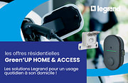Visuel Green'up Home et Access Legrand
