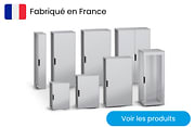 Produits Schneider PanelSeT SFN sur fond blanc