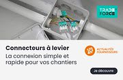 Connecteurs à levier simples et rapides